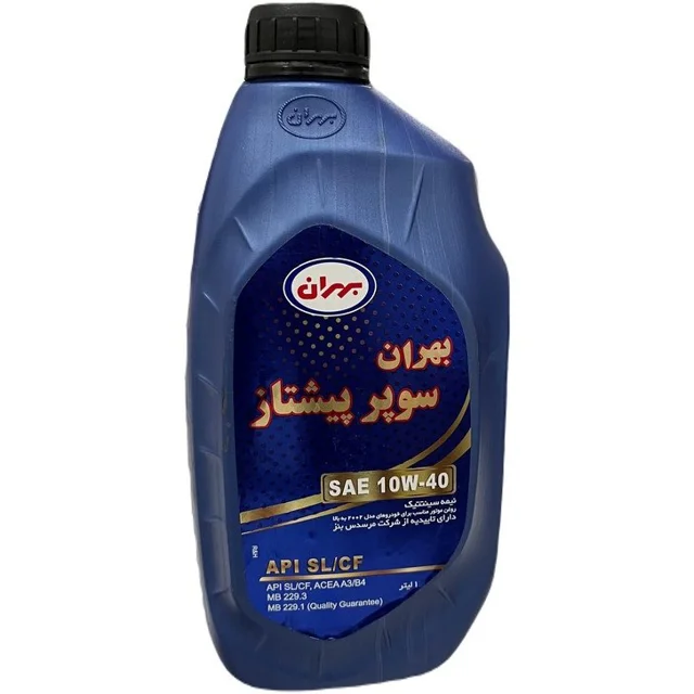 روغن موتور بهران سوپر پیشتاز 10W40 - کوارت 1 لیتری