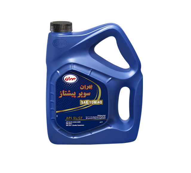 روغن موتور بهران سوپر پیشتاز 10W40 SL - گالن 4 لیتری